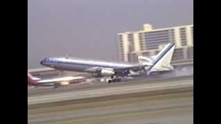 Eastern Air Lines Lockheed L10113851 Arriving amp Departing LAX [upl. by Phionna451]