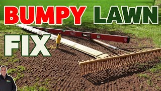 How to make your lawn LEVEL and Flat  Beginners Guide to lawn levelling [upl. by Elizabet705]