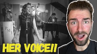 Vocal Reaction amp Critique  Haley Reinhart  Creep  Postmodern Jukebox Radiohead Cover [upl. by Aynotahs]