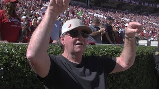 Dixieland Delight writer hears song at Alabamas BryantDenny Stadium for 1st time [upl. by Irolam]