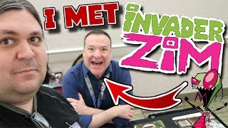 I MET INVADER ZIM Richard Horvitz  Fandom PDX Con Vlog [upl. by Giacopo]