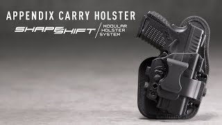 Appendix Carry Holster  AIWB Carry Made Comfortable  Alien Gear ShapeShift [upl. by Aneris]