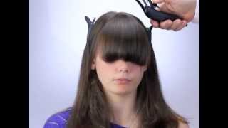 How to cut bangs and fringes the new way with Freestyla amp Wahl Clippers [upl. by Salem]