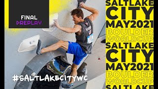 IFSC World Cup Salt Lake City 2021  Boulder finals [upl. by Letnom]