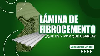 Lámina de Fibrocemento ¡la mejor alternativa para tejados 🏡 [upl. by Iadrahc]