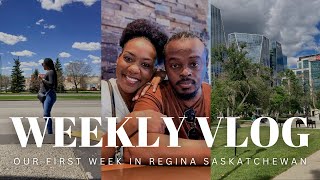 WEEKLY VLOG  My First Week in Regina Saskatchewan  Jamaican in Canada [upl. by Ettennan]