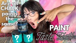 Are all CHALK paints the same Taste test challenge [upl. by Yram]