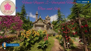 House Flipper 2  Fairytale House  Tour and Sale [upl. by Akinam]