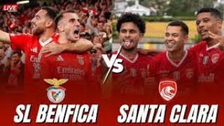 🔴BENFICA X SANTA CLARA  EM DIRETO [upl. by Ennaeirb]