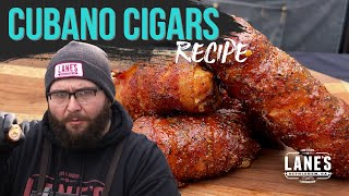 How To Make Smoked Cubano Cigars  Appetizer Recipe [upl. by Aiuhsoj594]