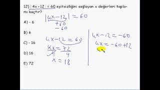 Örnekler bölüm 2 soru 12  Matematik Dersleri [upl. by Tiga177]