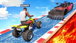 I CHALLENGED CHAPATI ON GTA 6 MEGA RAMP [upl. by Joya]