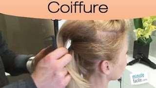 Comment faire une coiffure chic pour le travail [upl. by Montanez]