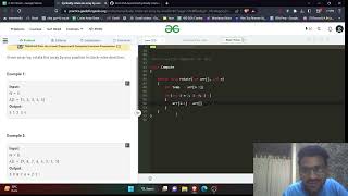 Cyclically rotate an array by one  GFG  Coder Army Sheet  BRUTE and OPTIMAL  Java Solution [upl. by Holden949]