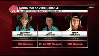 Calgary Stampede Barrel Racing 2024 Pool A Round 3 [upl. by Valencia]