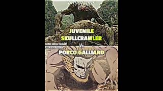 Juvenile Skullcrawler vs Porco Galliard vsedit vsbattle porcogalliard skullcrawler aot kong [upl. by Lorrayne]