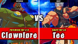 GGST  Clownlore Potemkin VS Tee Chipp  Guilty Gear Strive High level gameplay [upl. by Baillieu595]