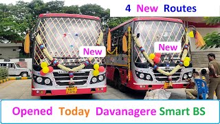 New Davanagere Smart City KSRTC Bus Terminal amp 4 New Routes amp Mall Opened Today  ದಾವಣಗೆರೆ [upl. by Josie]