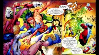 Superboy Prime vs Heroes Green Lantern Corp Sinestro Corp AntiMonitor etc [upl. by Hobart76]