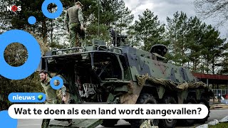 Militairen maken zich klaar voor enorme legeroefening [upl. by Ainessej]