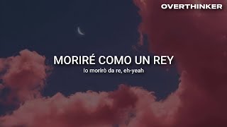 Måneskin  Morirò da re español  lyrics [upl. by Gonyea]