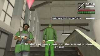 Big Smoke Stealth Knife Kill End of The Line GTA SA [upl. by Eitten]