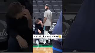 HAHAHA Luka and Kyrie 😅 [upl. by Sillaw]