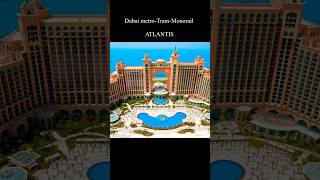 Experience Dubai Metro  Tram  Monorail To Atlantis shorts dubailife metrotrammonorailtravel [upl. by Hanford]