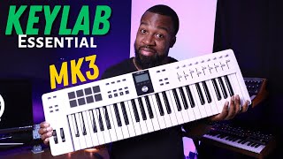 The BEST Budget MIDI Keyboard 2023  Arturia KeyLab Essential MK3 Review [upl. by Lucey]