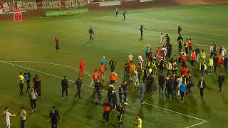 Ambiance Ultra Fanatic Reds Match CRB  USMBA  فرحة اللاعبين مع الأنصار بعد الفوز و ضمان البقاء [upl. by Aleunam]