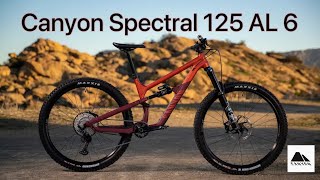 New Canyon Spectral 125 AL 6 2022  ShortTravel  Review  Enduro AllMountain [upl. by Gwenora]