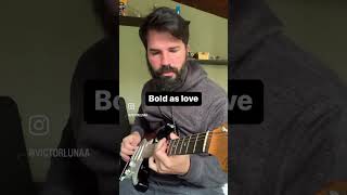 Bold as love John Mayer Version Cover [upl. by Pimbley584]