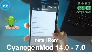 Kchannel  Install Rom CyanogenMod 140  70 G530H [upl. by Drye]