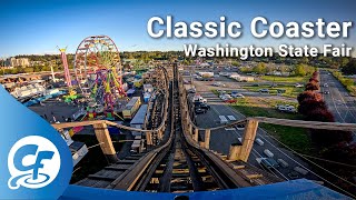 Classic Coaster front seat onride 5K POV 60fps Washington State Fair [upl. by Helfant459]