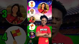 Georgina fans vs Selene fans worldcup football fifa soccer ishowspeed georgina ronaldo messi [upl. by Naylor232]