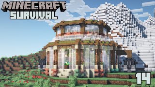 Sugar Cane Greenhouse  Minecraft 118 Survival  Episode 14 [upl. by Purington]