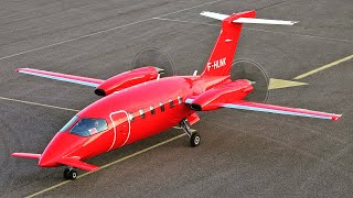 ✈ Unique Design ✈ Piaggio P180 Avanti II  FHUNK  Startup and Takeoff at Nancy Airport shorts [upl. by Kramer]