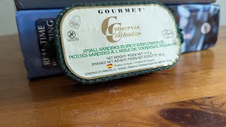 Conservas de Cambados Small Sardines in Sunflower Oil  Canned Fish Commentaries 3 [upl. by Halac]