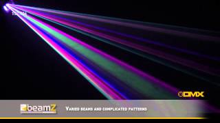 BeamZ LS1W RGB PRO Animation Laser DMX SD 152906 BeamZ Professional [upl. by Annim]