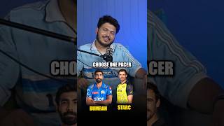 Choose One Pacer cricket bumrah malinga mitchellstarc [upl. by Asirrom]