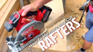 How to Measure and Cut Rafters [upl. by Germaine]