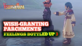 Where to Find Wish Granting Parchments in Visions of Mana  Feelings Bottled Up 3 [upl. by Nadual355]