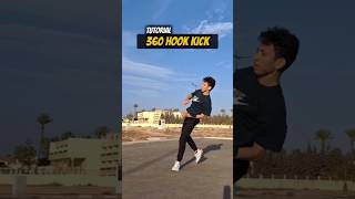 Kyokushin 360 hook kick Tutorial share viralshorts [upl. by Ayet844]