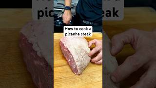 This is how Chef Duce makes a Brazilian Picanha Steak meat pitmaster brazilianfood [upl. by Ahsikad577]