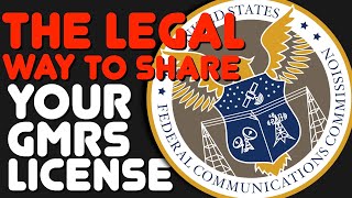 How To Share Your GMRS License  Who Can You Share Your GMRS License amp FCC Rules About GMRS Sharing [upl. by Schou861]