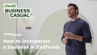 How to incorporate your business as a C corp in California [upl. by Macswan]