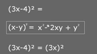 Multiplicación de binomios cuadrados precálculo 01043 [upl. by Aihsenat124]