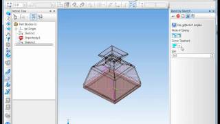 KOMPAS3D V11 Bend By Sketch [upl. by Letha]