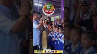 Chief Minister Prem Singh Tamang at Paljor Namgyal Girls school [upl. by Nay]