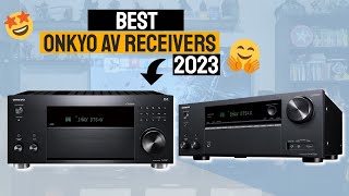 Top 5 Best Onkyo AV Receivers For 2023  TXNR6100 TXRZ50 TXRZ70 TXNR7100 TXSR393 [upl. by Dahij868]